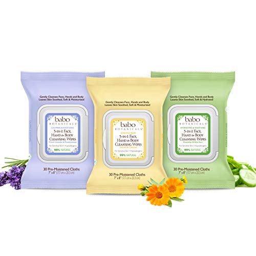 Babo Botanicals Baby Wipes - Gentle 3-in-1 Cleansing with Cucumber & Aloe Vera - 30 ct - Image 10