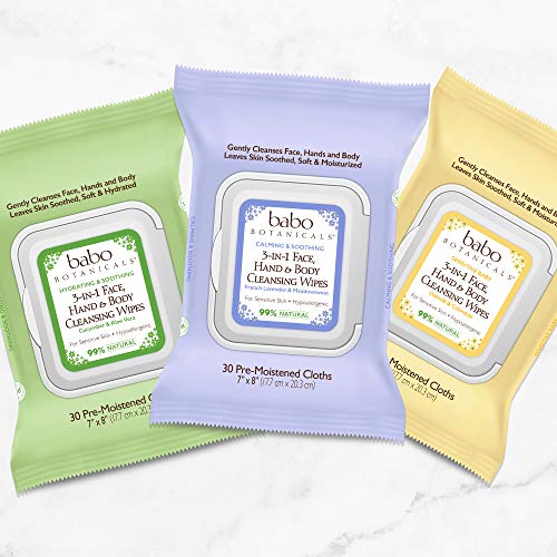 Babo Botanicals Baby Wipes - Gentle 3-in-1 Cleansing with Cucumber & Aloe Vera - 30 ct - Image 9