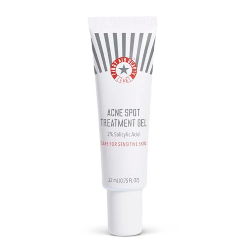 First Aid Beauty BHA Acne Spot Treatment Gel - Reduces Breakouts & Blemishes, 2% Salicylic Acid