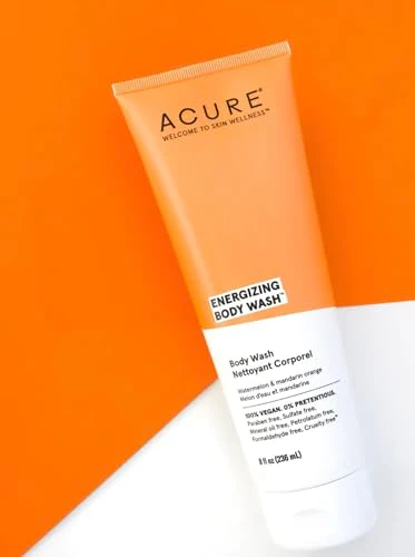 Acure Body Wash - Energizing Moisture with Watermelon Seed Oil, Argan & Aloe Vera - 8 oz - Image 3