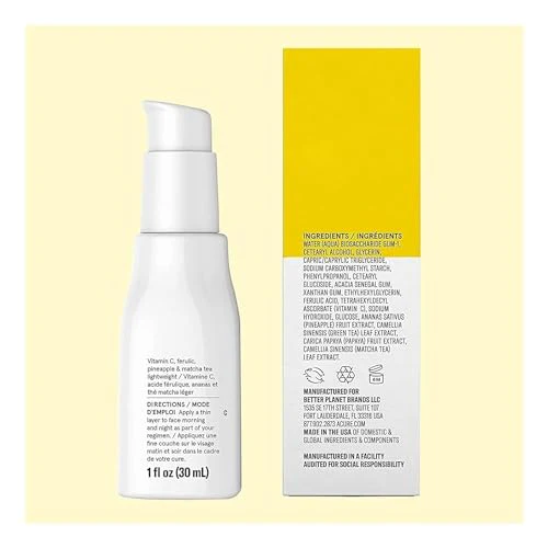 ACURE Face Serum - Brightening with Vitamin C, Ferulic Acid & Pineapple Extract - 1 fl oz - Image 4