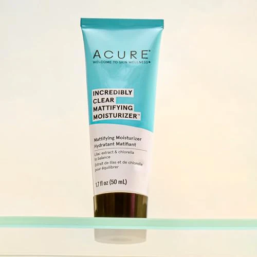 Acure Mattifying Face Moisturizer - Hydrating Oil-Free Formula with Lilac & Chlorella - 1.7 oz - Image 2