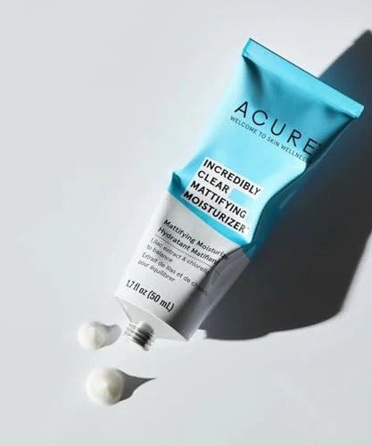 Acure Mattifying Face Moisturizer - Hydrating Oil-Free Formula with Lilac & Chlorella - 1.7 oz - Image 3