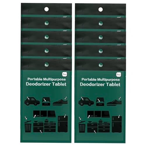 Micro Copper Charcoal Air Purifying Bag - Odor Eliminator for Shoes, Closets, Car - 10 Pcs