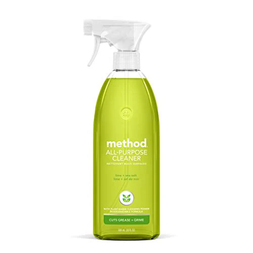Method All-Purpose Cleaner Spray - Plant-Based, Biodegradable, Lime + Sea Salt Scent - 28oz