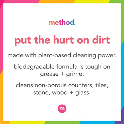 Method All-Purpose Cleaner Spray - Plant-Based, Biodegradable, Lime + Sea Salt Scent - 28oz - Image 4