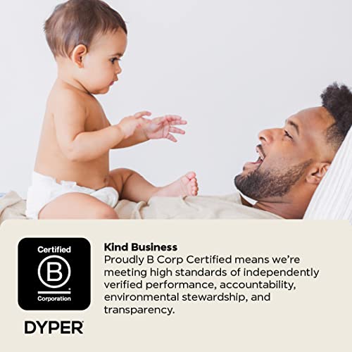 DYPER Bamboo Baby Diapers & 99% Water Wipes Bundle - Soft, Absorbent & Hypoallergenic - Size 5 - Image 4