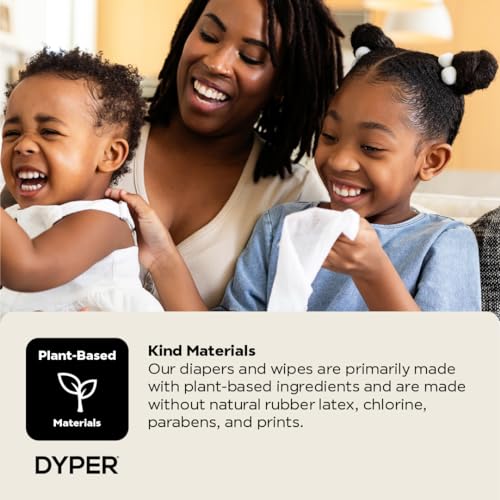 DYPER Bamboo Baby Diapers & 99% Water Wipes Bundle - Soft, Absorbent & Hypoallergenic - Size 5 - Image 9