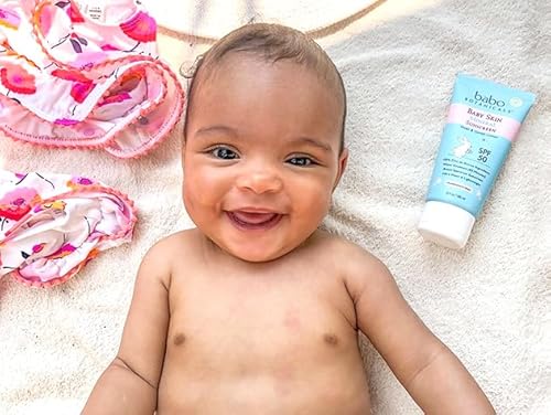 Babo Botanicals Sunscreen - Zinc Oxide SPF50, EWG Verified, Fragrance-Free, Water-Resistant - 3oz - Image 7