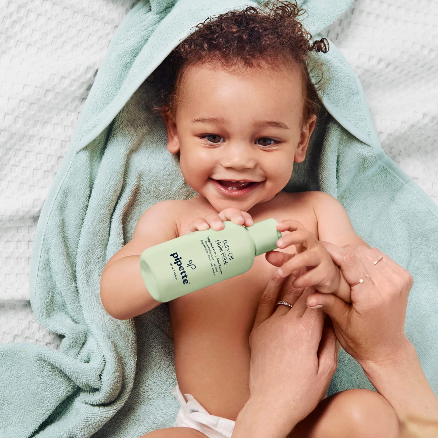 Pipette Baby Body Oil - Nurtures & Moisturizes Sensitive Skin, Fragrance-Free, 4.5 fl oz - Image 4