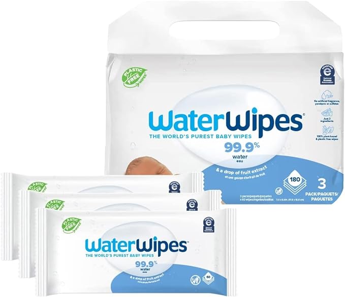 WaterWipes Baby Wipes - 99.9% Purified Water, Hypoallergenic for Sensitive Skin - 300 Count - Image 6