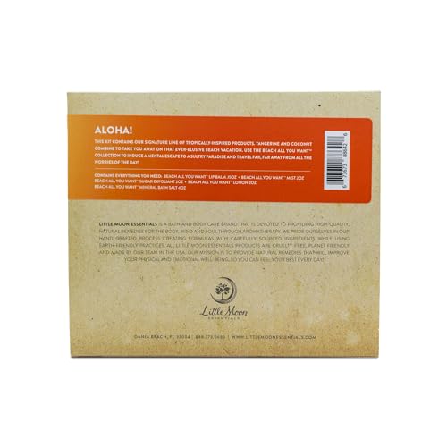 Little Moon Essentials Bath and Body Set - 100% Natural, Vegan, Cruelty-Free - 5-Piece Gift - Image 3