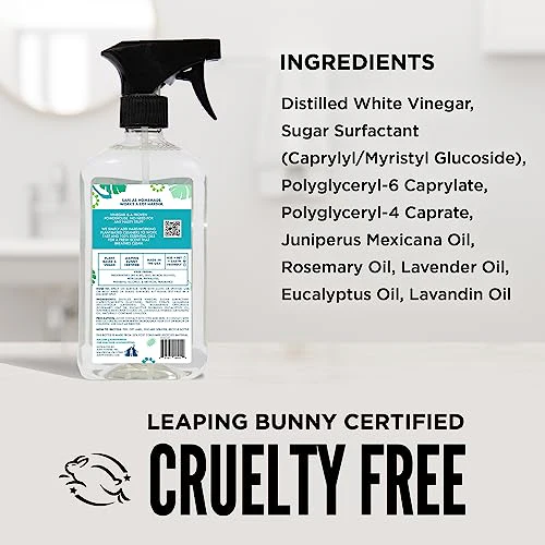 Aunt Fannie's Bathroom Cleaner - Vinegar Formula, Natural Ingredients, EWG A-rated - 16.9 oz - Image 4