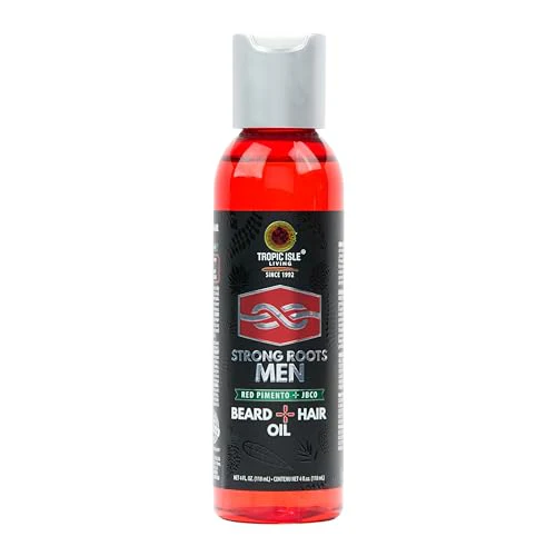 Strong Roots Men Beard Oil - Promotes Growth & Moisture, Natural Oils - 2oz