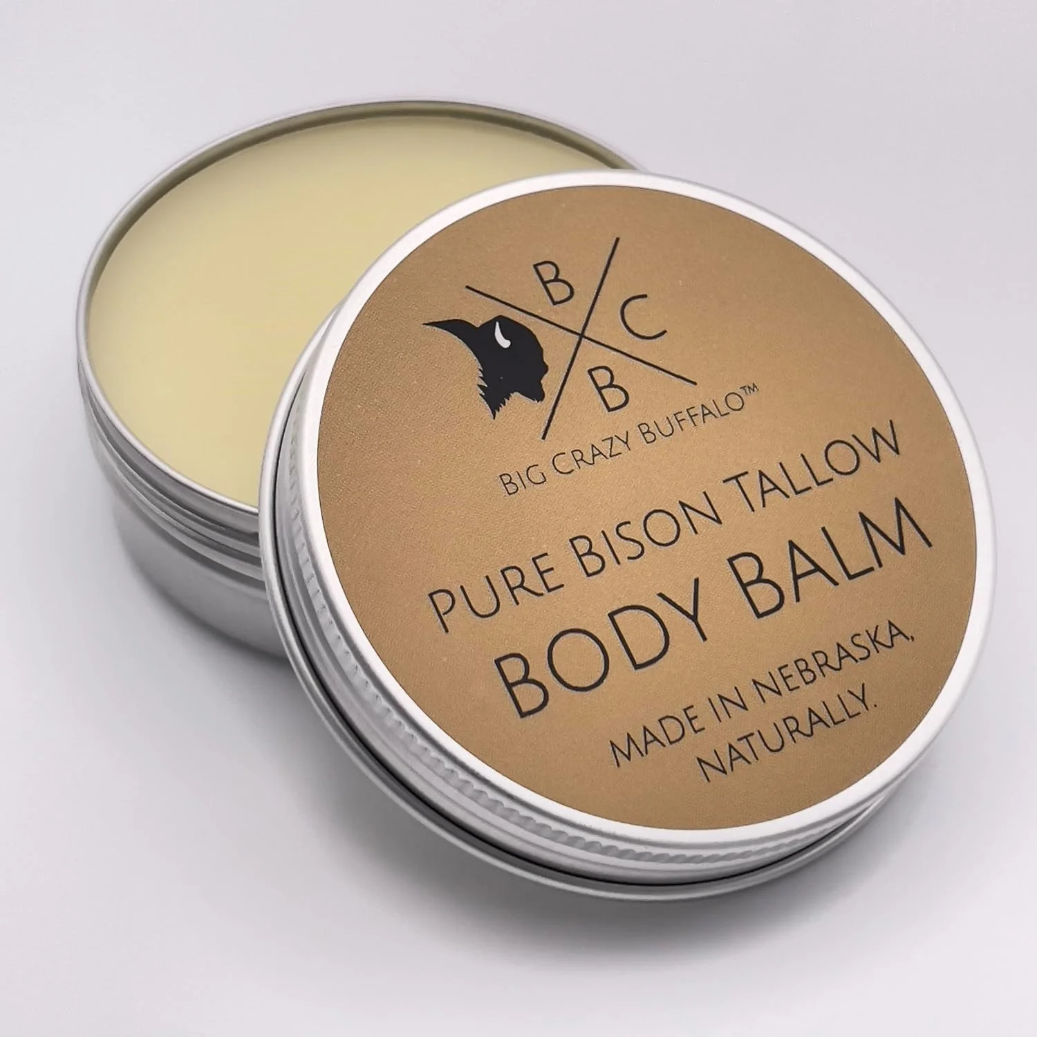Big Crazy Buffalo Body Balm - Hydrating Bison Tallow, Lavender Mint, Non-Comedogenic - 1 Pack - Image 8