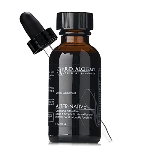 RD Alchemy Detox & Cleanse Supplement - Boost Blood & Lymph Health, 100% Natural & Organic - 2oz