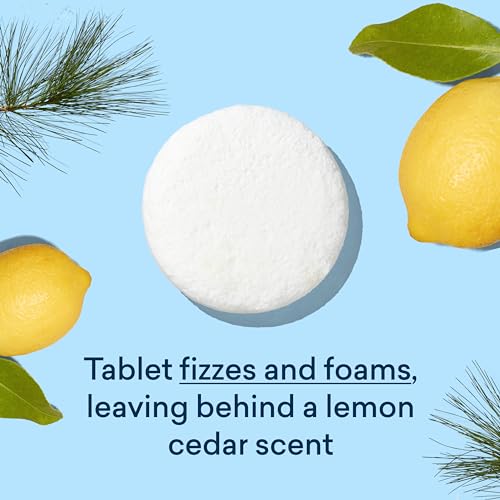BLUELAND Toilet Bowl Cleaner Tablets - Plant-Based, No Harsh Chemicals, Fresh Lemon Cedar - 28ct - Image 8