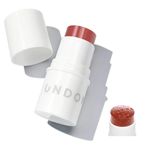 Undone Beauty Water Blush Stick - Radiant Glow, Non-Comedogenic, Vegan - Peach, 0.19 oz