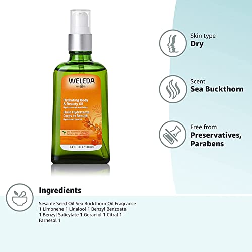 Weleda Body Oil - Intense Hydration, Nourishing Plant Oils - 3.4oz - Image 6