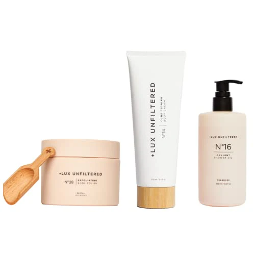+ Lux Unfiltered Body Care Set - Hydrating, Vegan, Cruelty-Free - N°14, N°16, N°28