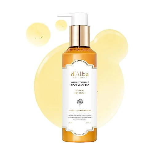 d'Alba Body Cleanser - Nourishing Vegan Formula, Rich Lather, Citrus Floral Scent - 275ml