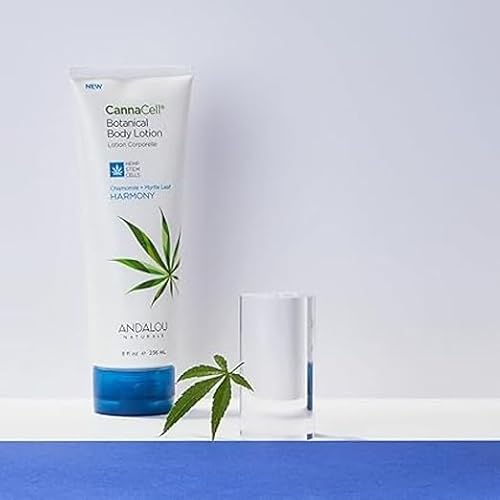 Andalou Naturals CannaCell Body Lotion - Nourishing, Antioxidant-Rich, Vegan - 8 oz - Image 3