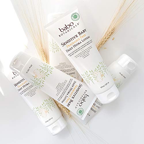 Babo Botanicals Daily Hydrating Lotion - EWG Verified, Vegan, Gentle for Sensitive Skin - 8oz - Image 3
