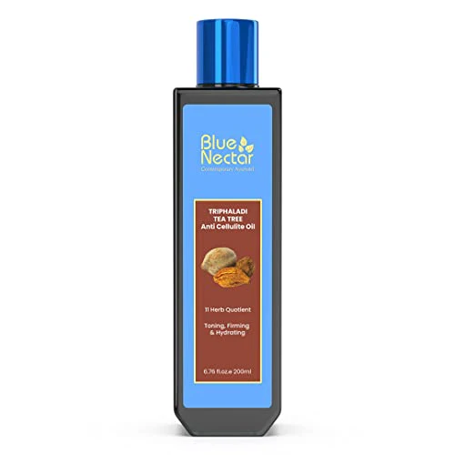 Blue Nectar Body Oil - Anti-Cellulite Hydration, Natural Ingredients, 6.76 fl oz
