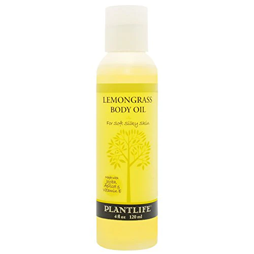 Plantlife Lemongrass Body Oil - Nourishing Hydration for All Skin Types - 4oz