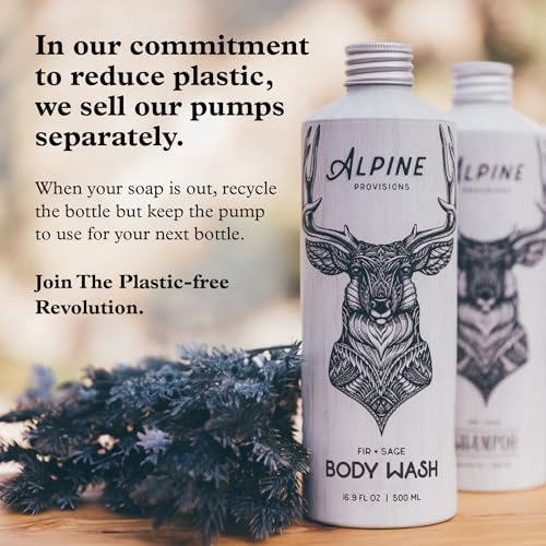 ALPINE PROVISIONS Cedar & Sandalwood Body Wash - Nourishing, Vegan, Sulfate-Free - 16.9 fl oz - Image 2