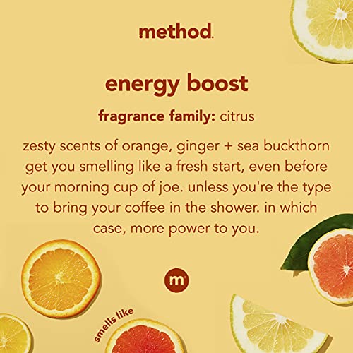 Method Body Wash - Energizing Citrus & Ginger, Plant-Based, Moisturizing - 18oz - Image 3