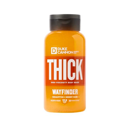 Duke Cannon THICK Body Wash - Mineral-Enriched, Sulfate & Paraben-Free, Wayfinder Scent - 17.5oz