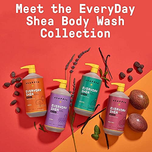 Alaffia EveryDay Shea Body Wash - Moisturizing Cleanser with Shea Butter, Vanilla Mint - 32 Fl Oz - Image 6