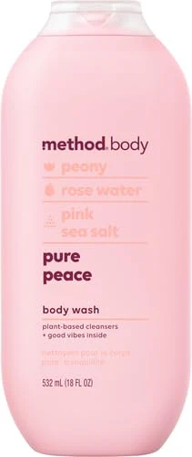 Method Body Wash - Moisturizing Gel with Peony & Rose Water, Biodegradable - 18oz - Image 2