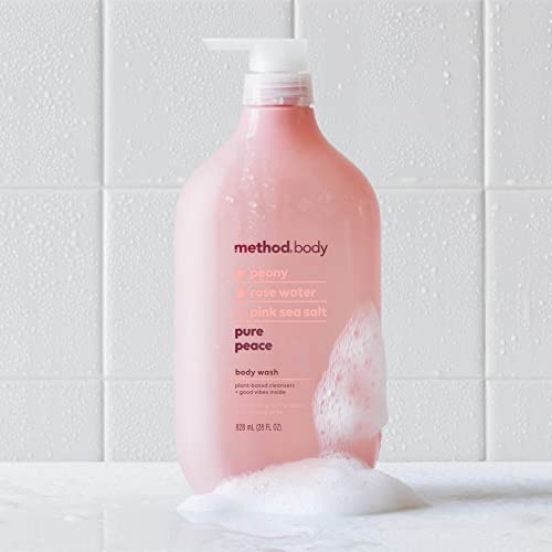 Method Body Wash - Moisturizing Cleanse with Peony & Rose Water, Biodegradable - 28oz - Image 5