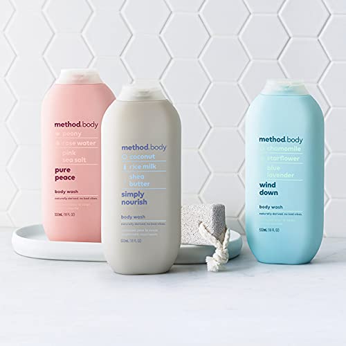 Method Body Wash - Moisturizing Coconut & Rice Milk, Paraben-Free, 65% Recycled Bottle - 18oz - Image 7