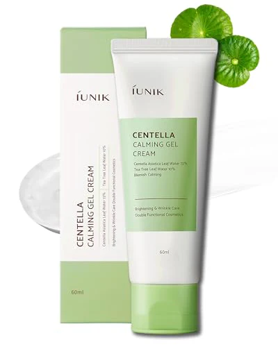 IUNIK Centella Gel Cream - Soothes Acne & Irritation, Hydrates All Skin Types - 70ml