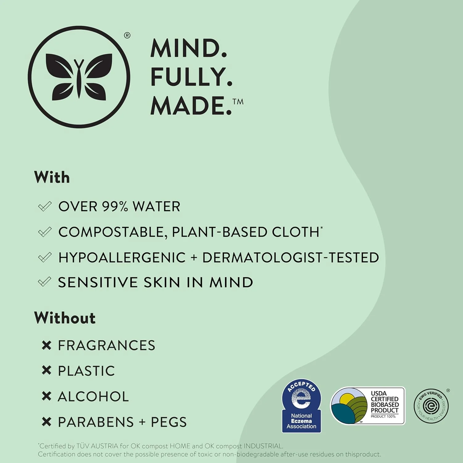 The Honest Company Wet Wipes - Hypoallergenic, Compostable, EWG Verified - 288 Count - Image 6
