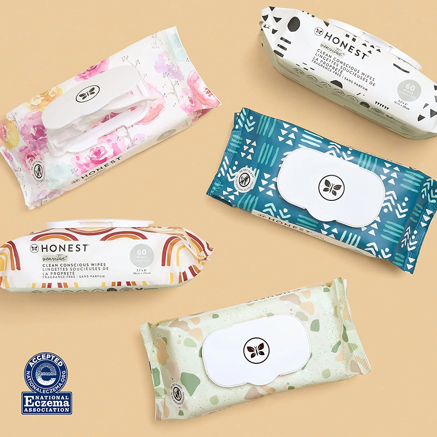 The Honest Company Wet Wipes - Hypoallergenic, Compostable, 99% Water, 648 Count - Image 4