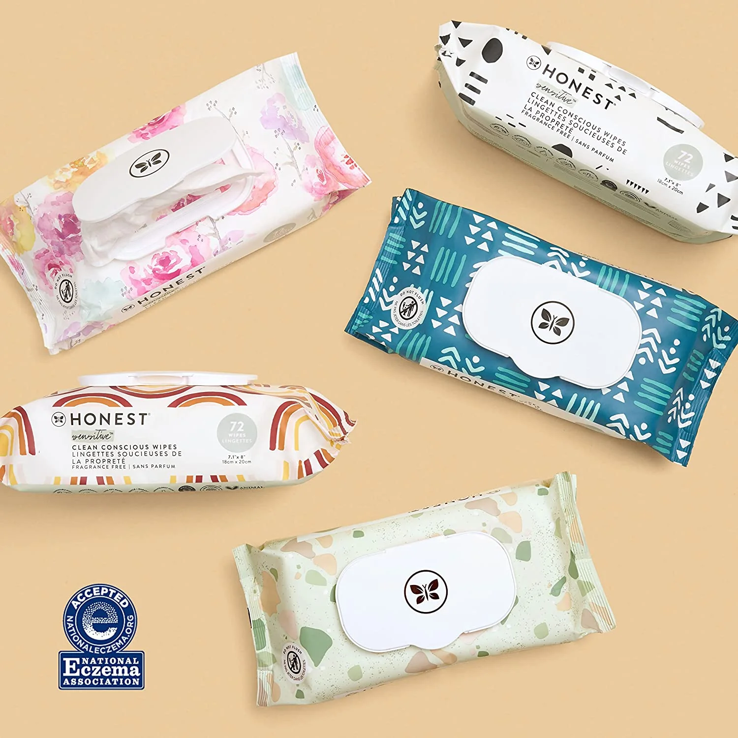 The Honest Company Wet Wipes - Hypoallergenic, Compostable, EWG Verified - 288 Count - Image 4