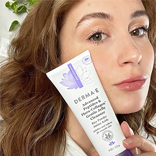Derma E Face Wash & Cleanser - Brightens, Hydrates, Reduces Lines - Vegan, 4 Oz - Image 6