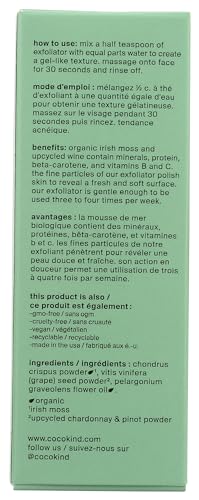Cocokind Sea Moss Exfoliator - Gently Removes Dead Skin, Nourishes & Supports Elasticity - 1.2oz - Image 6