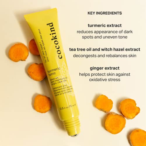 Cocokind Turmeric Tonic - Reduces Blemishes & Dark Spots, Organic Ingredients - 0.5oz - Image 4