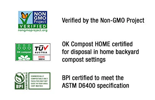 BioBag 7-Gallon Compost Bag - Non-GMO Verified, Certified Compostable - Green, Durable Design - Image 3