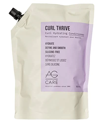 AG Care Curl Thrive Hydrating Conditioner - Revitalizes Curls, Plant-Based Ingredients - 33.8 Fl Oz - Image 2