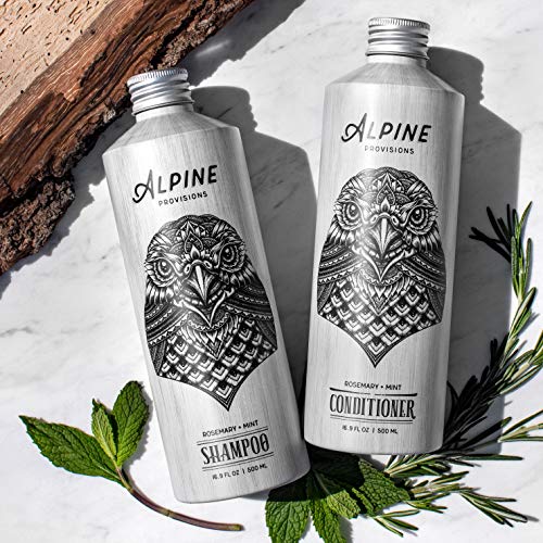 Alpine Provisions Rosemary & Mint Conditioner - Hydrate & Strengthen with Natural Oils - 16.9 FL Oz - Image 2