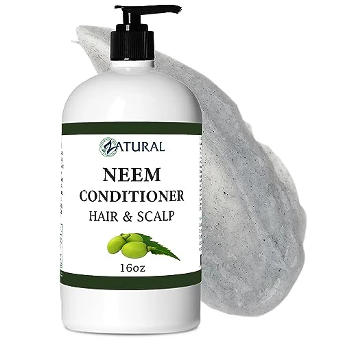 Zatural Neem Conditioner - Moisturizes & Soothes, Promotes Healthy Shine - 16oz