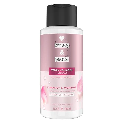 Love Beauty And Planet Conditioner - Boosts Vibrancy, Vegan Collagen & Moisturizing - 13.5oz