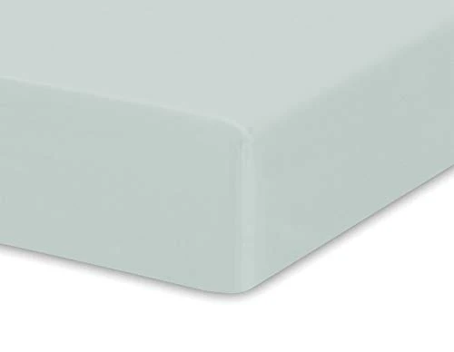 Pure Bamboo Crib Fitted Sheet - 100% Organic Viscose, Cooling Comfort, Snug Fit - Sea Glass