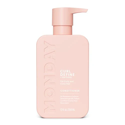 MONDAY HAIRCARE Curl Define Conditioner - Nourishing Curls, Coconut Oil & Shea Butter - 12oz